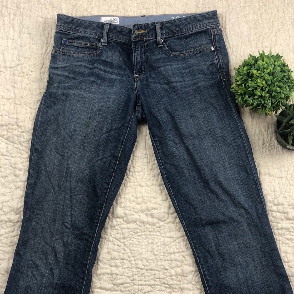 Gap straight leg light wash jeans